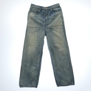 サンローラン 20AW 624574 Y00WA Washed Wide Denim Pant ウォッシュド ジップフライ ワイド デニム パンツ 買取実績 画像