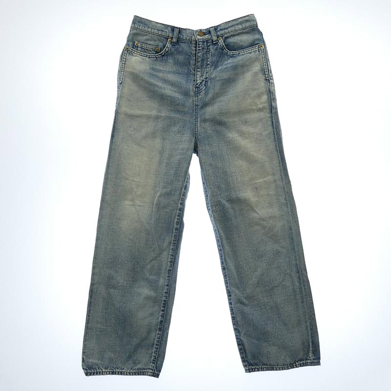 サンローラン 20AW 624574 Y00WA Washed Wide Denim Pant  買取実績