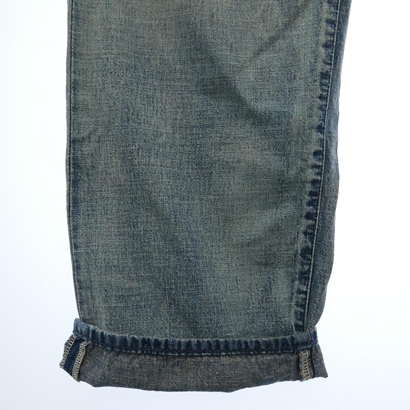 サンローラン 20AW 624574 Y00WA Washed Wide Denim Pant ウォッシュド ジップフライ ワイド デニム パンツ 買取実績 画像