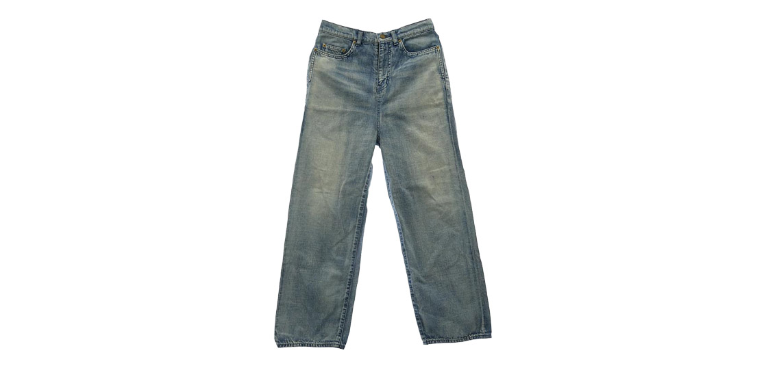 サンローラン 20AW 624574 Y00WA Washed Wide Denim Pant  買取実績