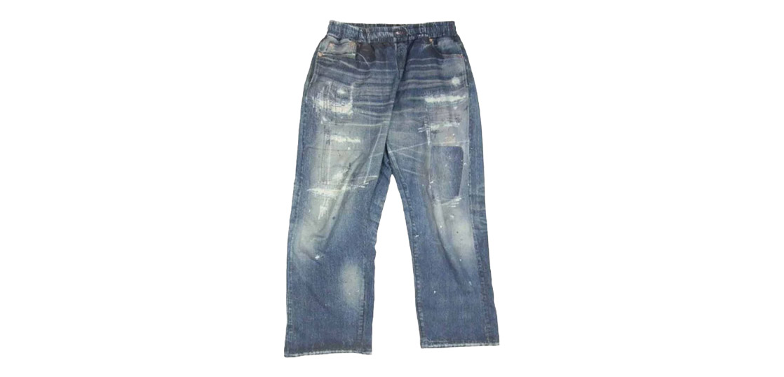 サプール SWEAT PANTS Lot.5550xx転写 デニム スウェット イージー パンツ 買取実績