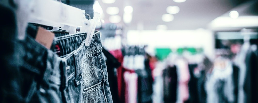 ヴィンテージ系のファッション売り場画像