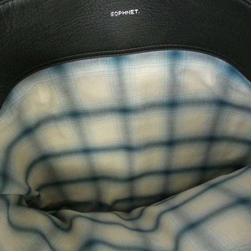 ソフネット 26SS SPNT-260080 LEATHER HELMET BAG レザー ヘルメット バッグ 買取実績 画像