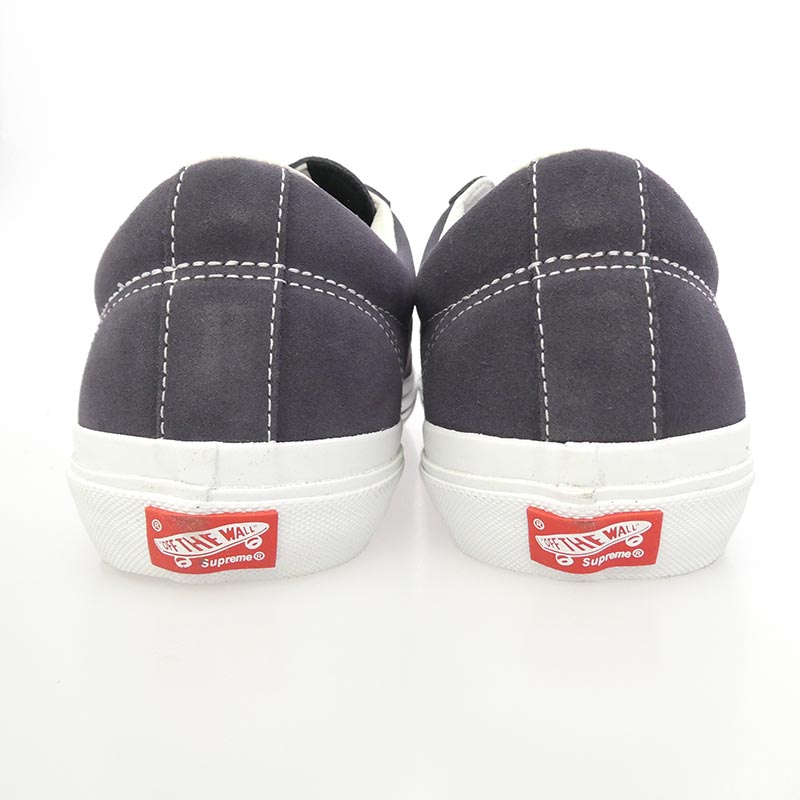 シュプリーム 18AW VN0A3XTIRTJ × VANS SID PRO PURPLE バンズ シド プロ パープル スケート シューズ ローカットスニーカー 買取実績 画像