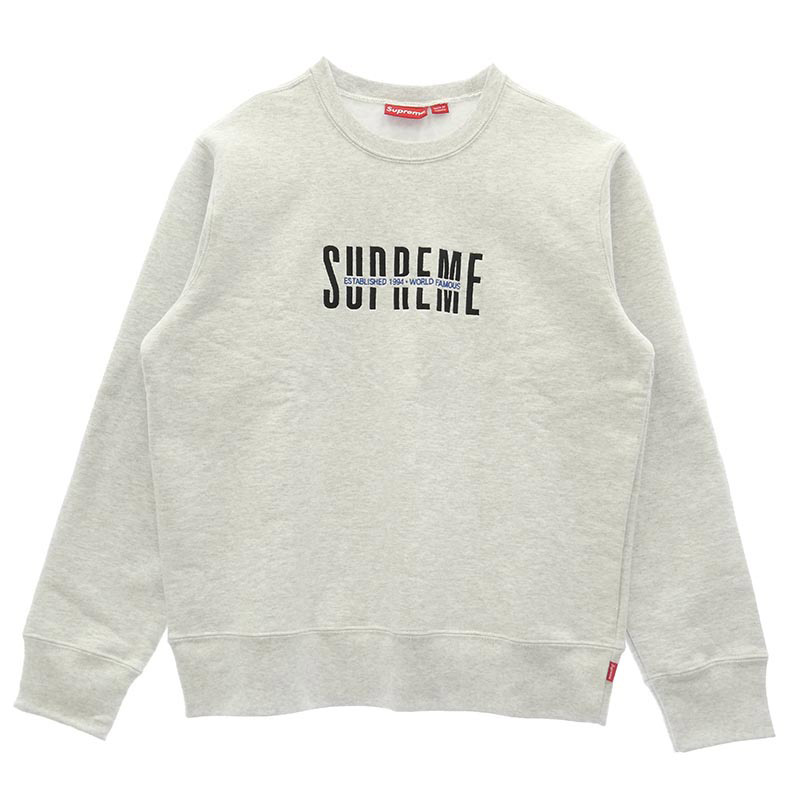 シュプリーム 18AW World Famous Crewneck 買取実績