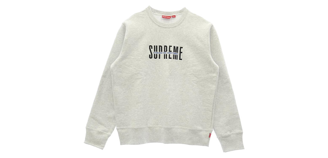 シュプリーム 18AW World Famous Crewneck 買取実績