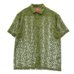 シュプリーム 22SS Chainstitch Chiffon S/S Shirt Olive 買取実績