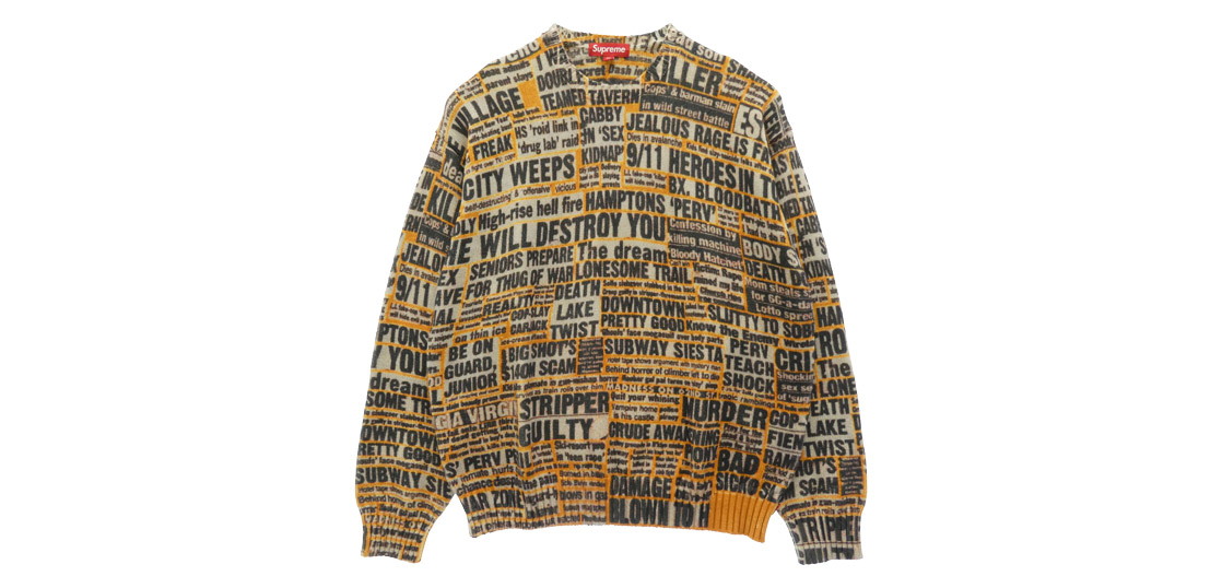 シュプリーム 25AW × Dash Snow Sweater ダッシュスノウ 買取実績