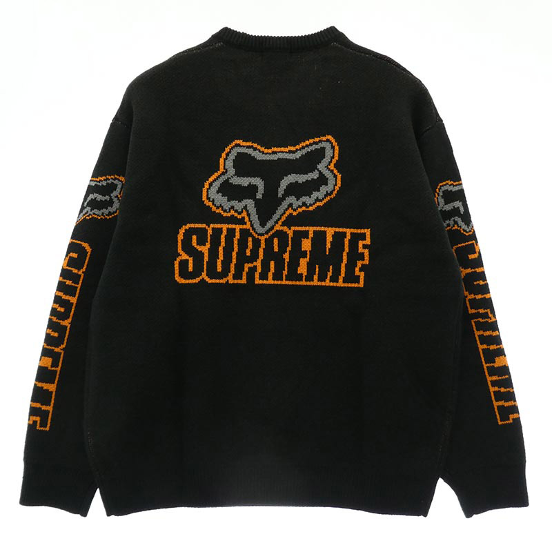 シュプリーム 25AW × Fox Racing フォックスレーシング Sweater クルーネック 長袖 セーター ニット 買取実績 画像