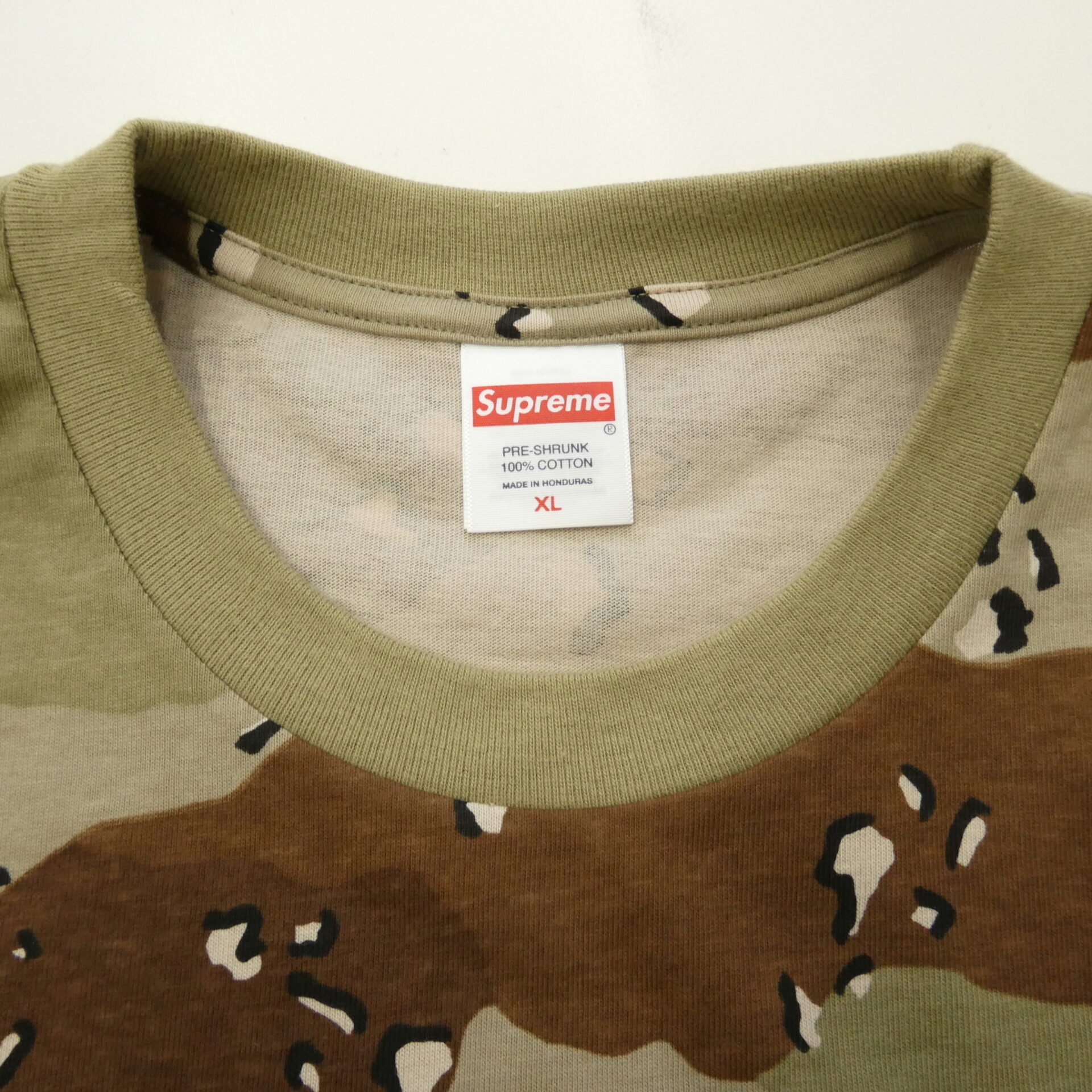 シュプリーム 25AW RX Tee チョコチップ 迷彩柄 半袖 Tシャツ 買取実績 画像