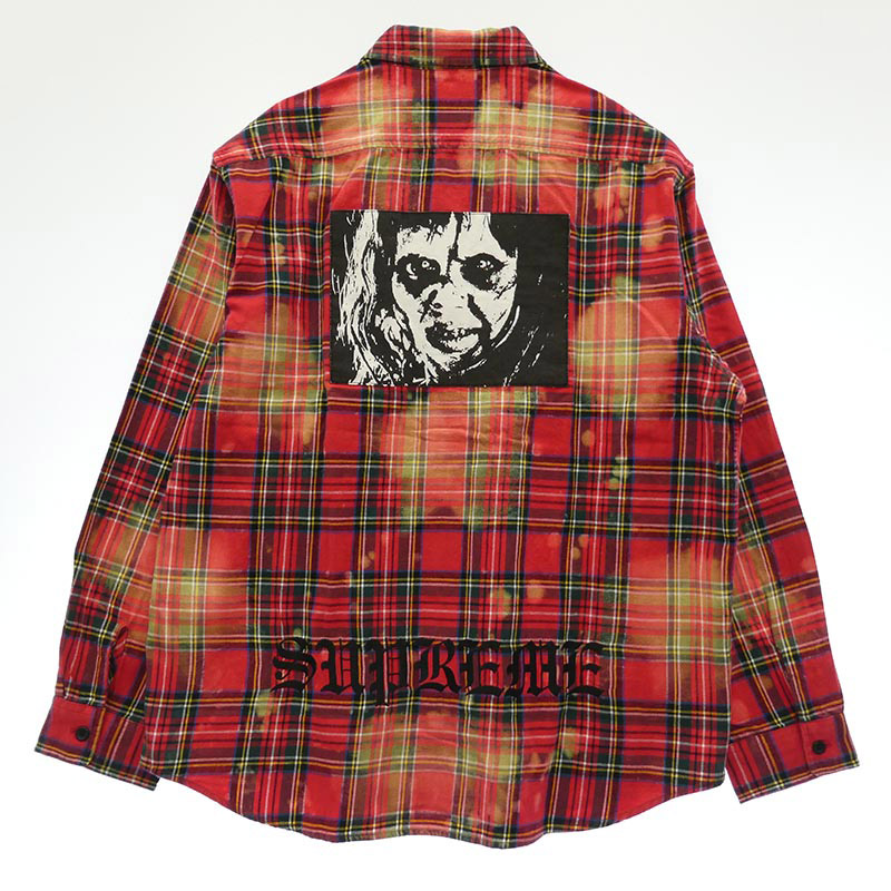 シュプリーム 25AW x The Exorcist エクソシスト Flannel Shirt チェック 長袖 フランネルシャツ 買取実績 画像