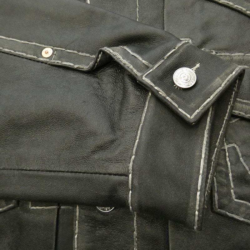 シュプリーム 25AW × True Religion Leather Trucker Jacket トゥルーレリジョン レザー トラッカー ジャケット 買取実績 画像