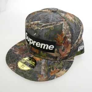 シュプリーム 25SS Championship Box Logo New Era Cap True Timber Kanati camo チャンピオンシップ ボックスロゴ カモ ニューエラ キャップ 帽子 買取実績 画像