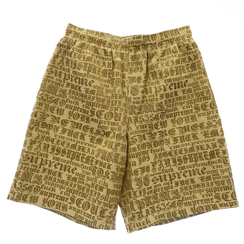 シュプリーム 25SS Cities Jacquard Short Tan 買取実績