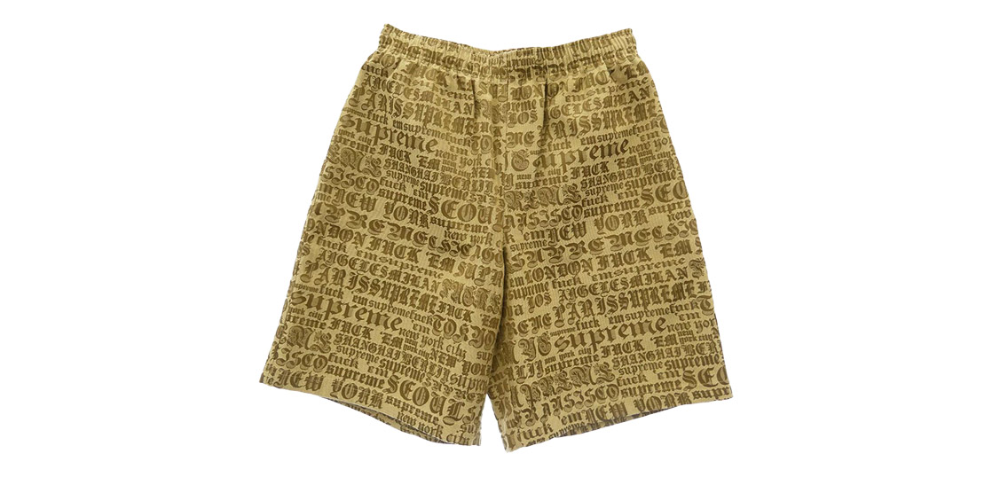 シュプリーム 25SS Cities Jacquard Short Tan 買取実績