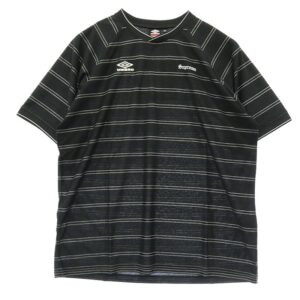 シュプリーム 25SS × Umbro Stripe Soccer Jersey ロゴ Tシャツ 買取実績