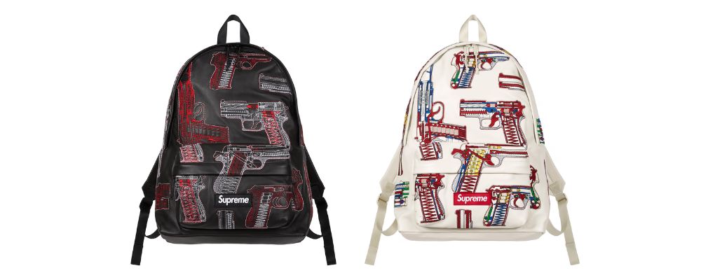 Supreme 2026SS Week19発売予定アイテムまとめ｜ブランド古着買取専門店LIFEGuns Embroidered Leather Backpack62,700画像