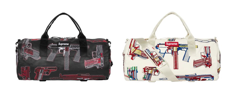 Supreme 2026SS Week19発売予定アイテムまとめ｜ブランド古着買取専門店LIFEGuns Embroidered Leather Duffle Bag 81,400円画像