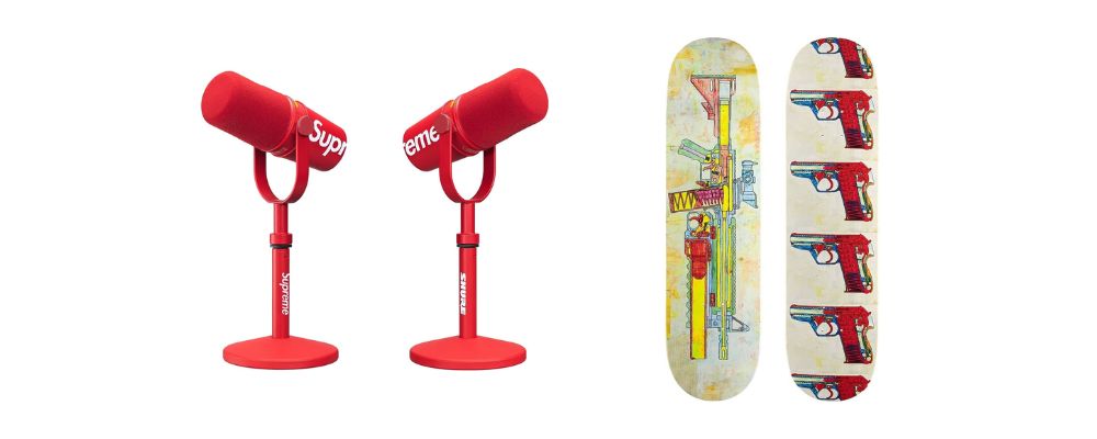 Supreme 2026SS Week19発売予定アイテムまとめ｜ブランド古着買取専門店LIFESupreme®/Shure MV7+ Microphone 90,200円 / M4/M203 and HKP4 Skateboards 16,500円画像