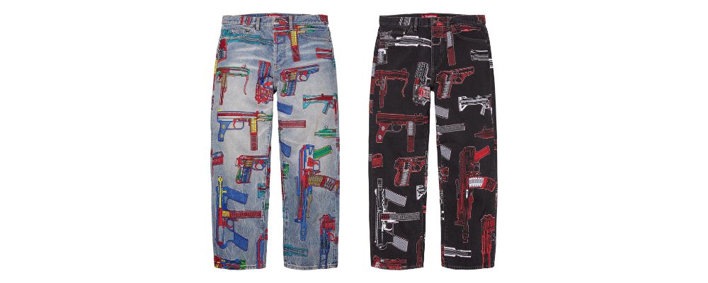 Supreme 2026SS Week19発売予定アイテムまとめ｜ブランド古着買取専門店LIFEGuns Embroidered Loose Fit Jean 64,900円画像
