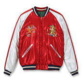 テーラー東洋 Early 1950s Style Acetate Quilted Souvenir Jacket JAPAN MAP×GOLD DRAGON キルティングスカジャン 買取 画像