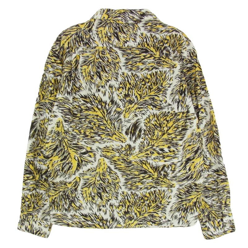 テンダーロイン T-PRINT FLANNEL SHT WOLF オープンカラー ウルフ柄 フランネル シャツ 長袖 買取実績 画像