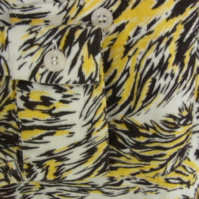 テンダーロイン T-PRINT FLANNEL SHT WOLF オープンカラー ウルフ柄 フランネル シャツ 長袖 買取実績 画像