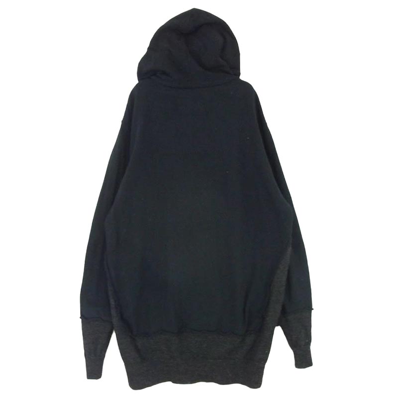 アンダーカバー 03AW B269-CS9 PAPER DOLL期 REBUILDING ZIP PARKA ペーパードール期 異素材 ドッキング コンビ フルジップ パーカー フーディー 買取実績　画像