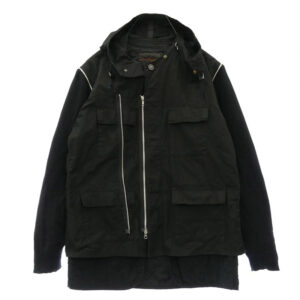 アンダーカバー 04AW B254-B16 but期 カシミヤ切替 リップストップ レイヤード ブルゾン フード付き ジャケット 買取実績