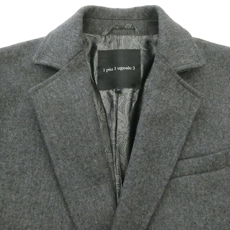 ウノピュウノウグァーレトレ MRC139 WCA028 113 CHESTER COAT カシミヤ混 チェスターコート 買取実績 画像