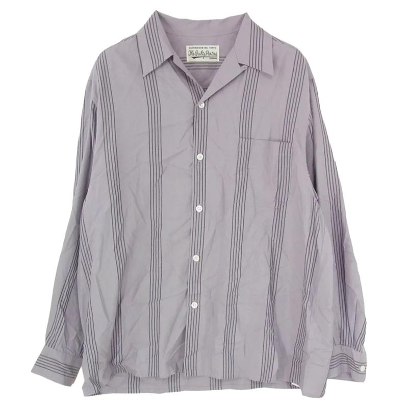 ワコマリア 24SS 24SSE-WMS-OC01 STRIPED OPEN COLLAR SHIRT L/S 買取実績