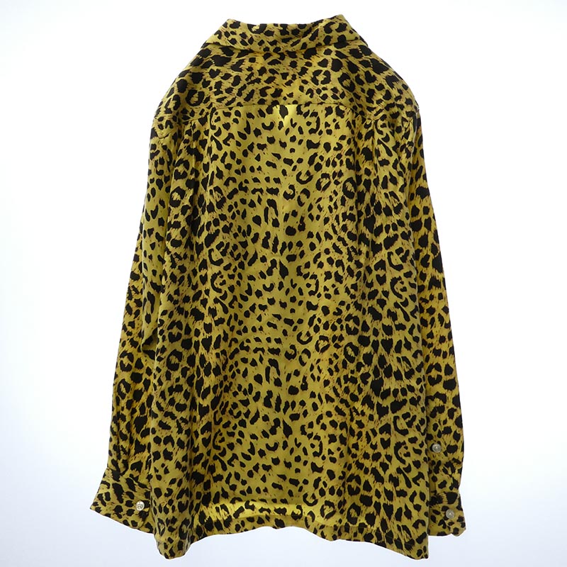 ワコマリア 19AW 19FW-WMS-HI03 HAWAIIAN SHIRT L/S レオパード柄 ハワイアン オープンカラー 開襟 長袖 アロハシャツ 買取実績 画像