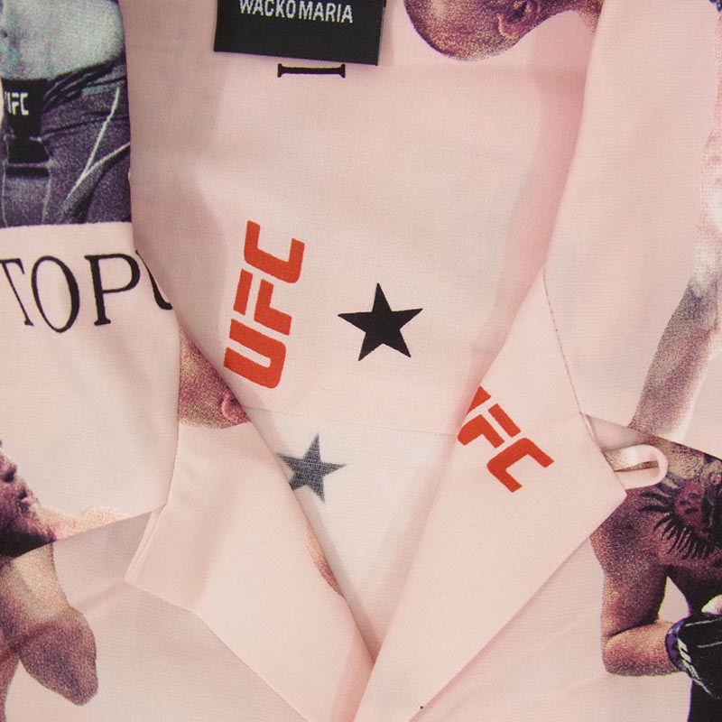 ワコマリア 26SS UFC-WM-HI01 x UFC ユーエフシー S/S HAWAIIAN SHIRT TYPE-1 ハワイアン アロハ 開襟 オープンカラー 半袖 シャツ 買取実績 画像