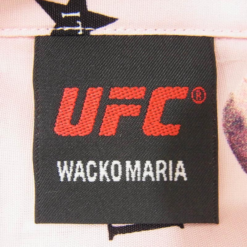 ワコマリア 26SS UFC-WM-HI01 x UFC ユーエフシー S/S HAWAIIAN SHIRT TYPE-1 ハワイアン アロハ 開襟 オープンカラー 半袖 シャツ 買取実績 画像