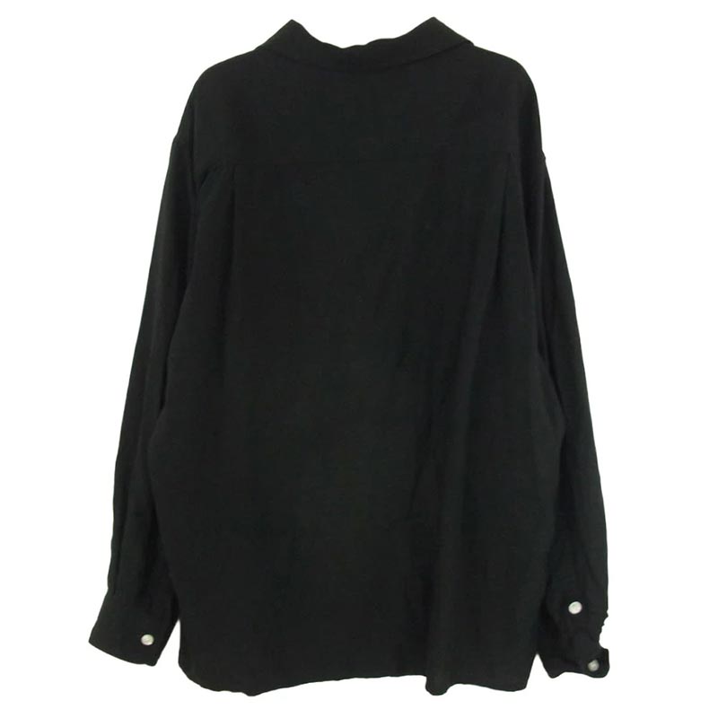 ワコマリア OPEN COLLAR SHIRT L/S ロゴ オープンカラー 長袖 シャツ 買取実績 画像