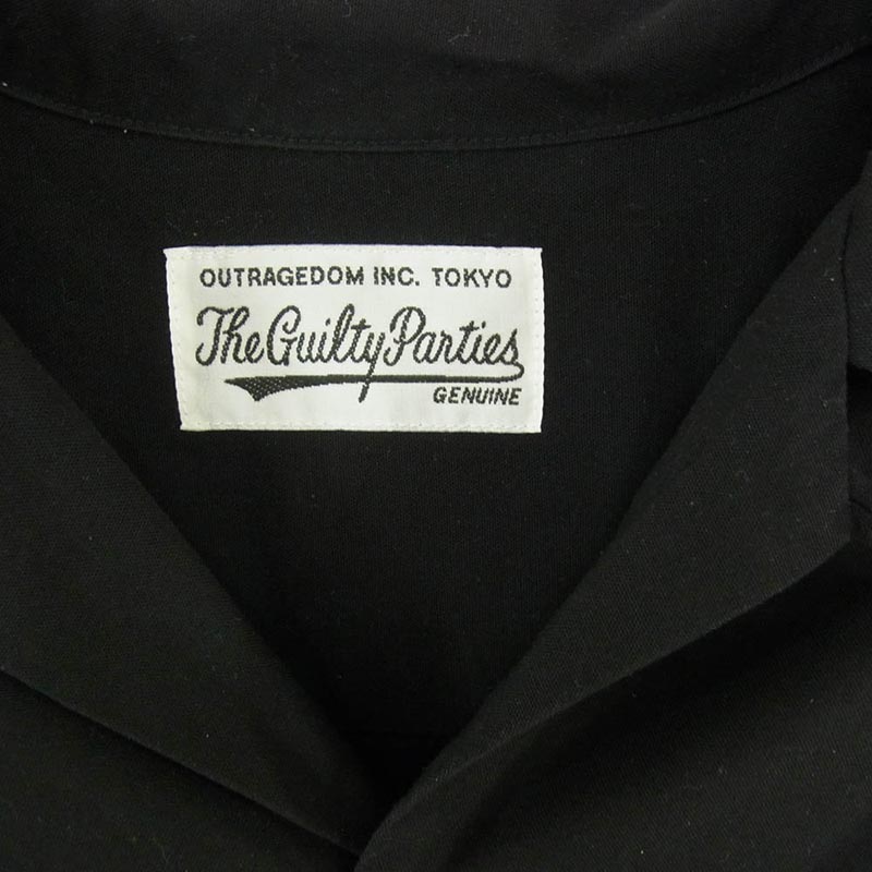 ワコマリア OPEN COLLAR SHIRT L/S ロゴ オープンカラー 長袖 シャツ 買取実績 画像