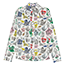 Walter Van Beirendonck Graphic Print Three-Quarter Sleeve Shirt グラフィックプリント 3/4スリーブシャツ 画像