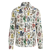 ウォルター・ヴァン・ベイレンドンク W-Shirt graphic-print Shirt White 買取 画像