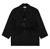 ウォルター・ヴァン・ベイレンドンク Tunnel Coat Black 買取 画像