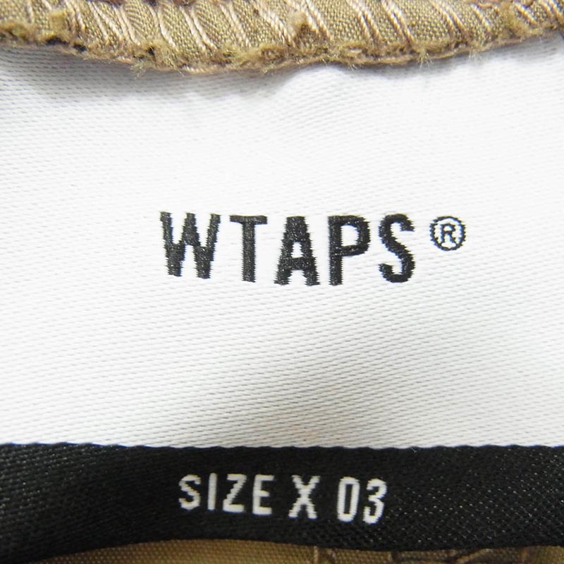 WTAPS 21AW 212BRDT-PTM03 INCOM TROUSERS NYCO WEATHER トラウザーズ ドローストリング パンツ 買取実績 画像