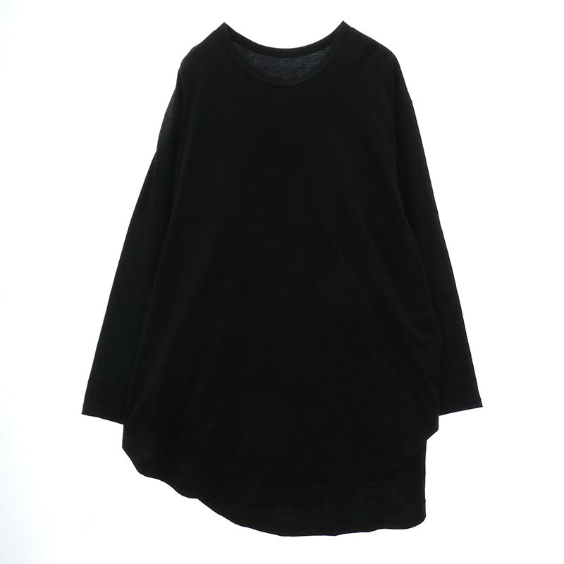 ヨウジヤマモト GA-T06-040 Ground Y COTTON JERSEY HEM ROUND JUMBO T-SHIRT LONG SLEEVES 買取実績