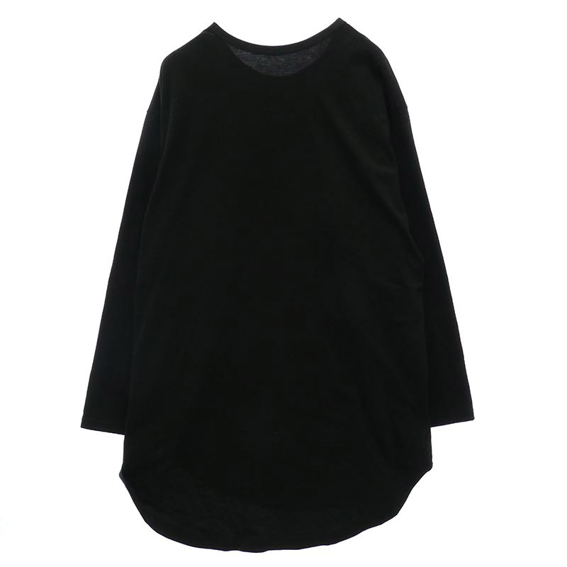 ヨウジヤマモト GA-T06-040 Ground Y COTTON JERSEY HEM ROUND JUMBO T-SHIRT LONG SLEEVES コットン天竺 ヘムラウンド ジャンボ 長袖 Tシャツ 買取実績 画像