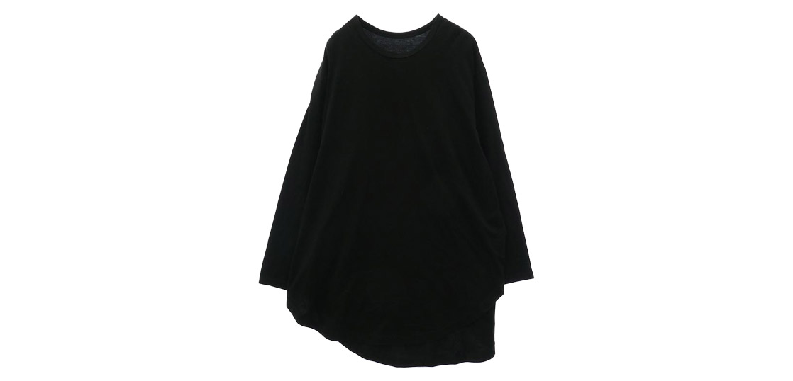 ヨウジヤマモト GA-T06-040 Ground Y COTTON JERSEY HEM ROUND JUMBO T-SHIRT LONG SLEEVES 買取実績