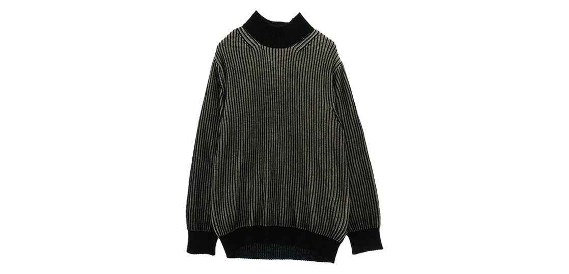 ヨウジヤマモト UM-K13-623 S’YTE 5G BULKY WOOL RIB STITCH OVERSIZED HIGH NECK KNIT 買取実績