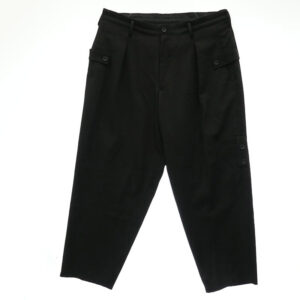 ヨウジヤマモトプールオム 24AW H0-P46-100 ウール ギャバジン サイドストラップ ワイド パンツ 買取実績