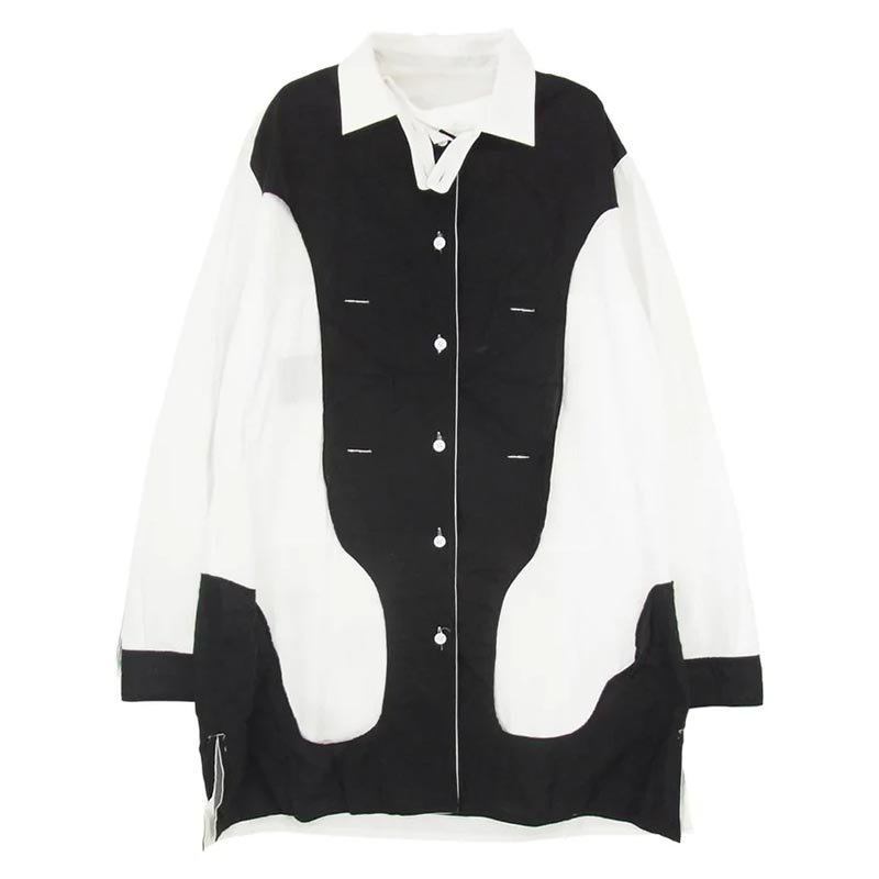 ヨウジヤマモトプールオム HJ-B74-515 BLACK AND WHITE SHIRT 買取実績