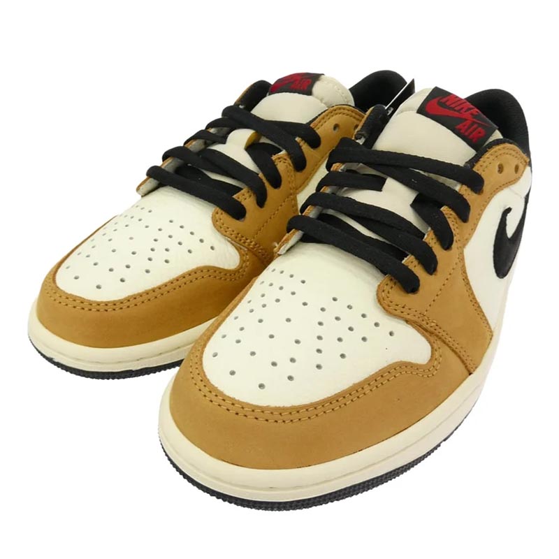 ナイキ CZ0790-107 Air Jordan 1 Low OG Rookie of the Year Sail and Golden Harvest AJ1 エアジョーダン1 ロー OG ルーキー オブ ザ イヤー ローカット スニーカー 買取実績 画像