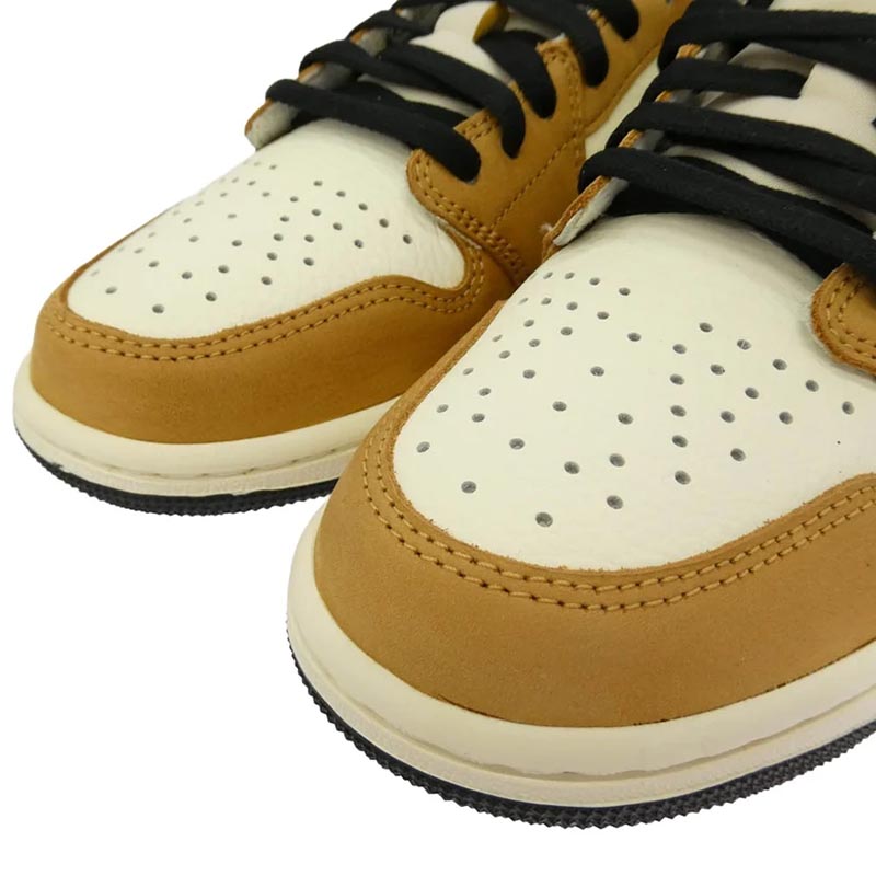 ナイキ CZ0790-107 Air Jordan 1 Low OG Rookie of the Year Sail and Golden Harvest AJ1 エアジョーダン1 ロー OG ルーキー オブ ザ イヤー ローカット スニーカー 買取実績 画像