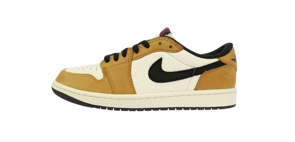 ナイキ CZ0790-107 Air Jordan 1 Low OG Rookie of the Year Sail and Golden Harvest AJ1 買取実績