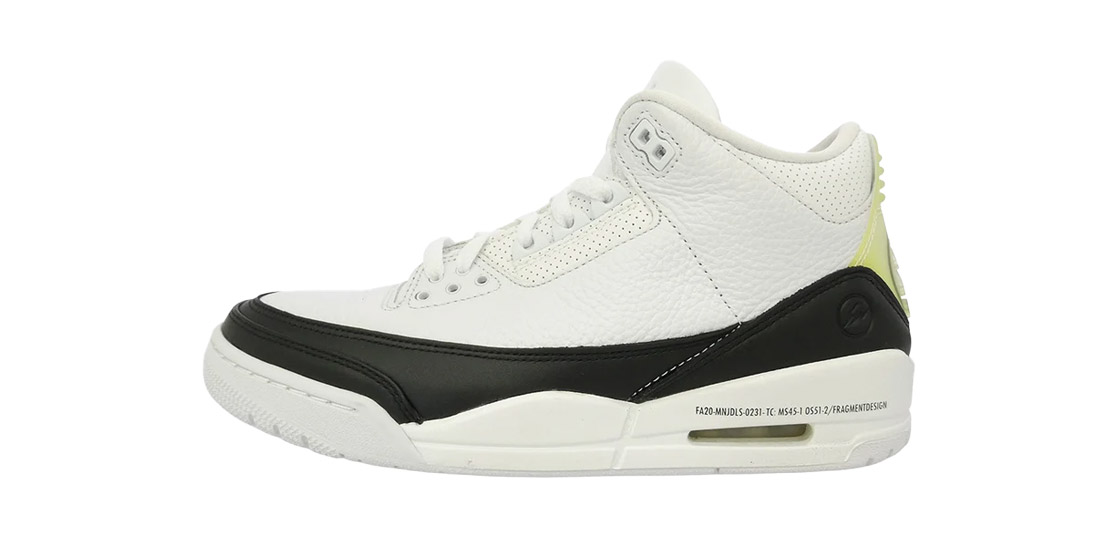 ナイキ  20AW DA3595-100 × Fragment Air Jordan 3【フェイクバスターズ鑑定済】 買取実績